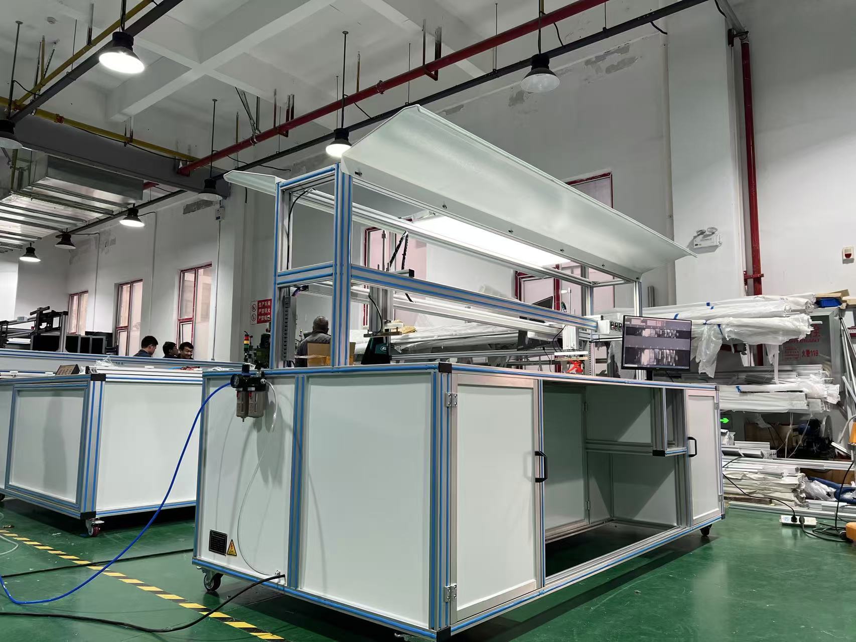 The Solar String EL Tester And Automatic Solar Cell Fiber Cutting Machine of Yoha Solar